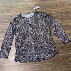 Motherhood maternity nursing top size 2x